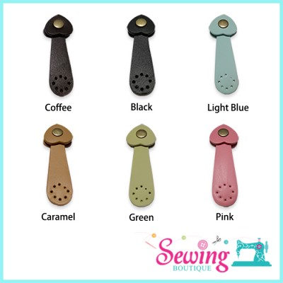 SNAP BUTTON - LOVE-LEATHER-7.5CM